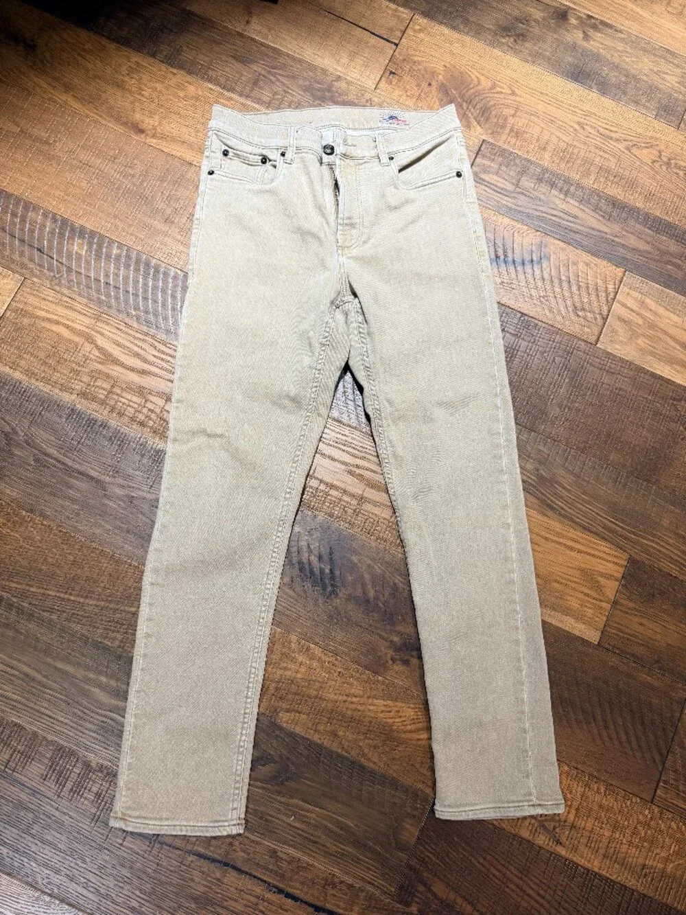 Faherty Men's Tan Khaki 5 Pocket Pants Jeans Size 30x30